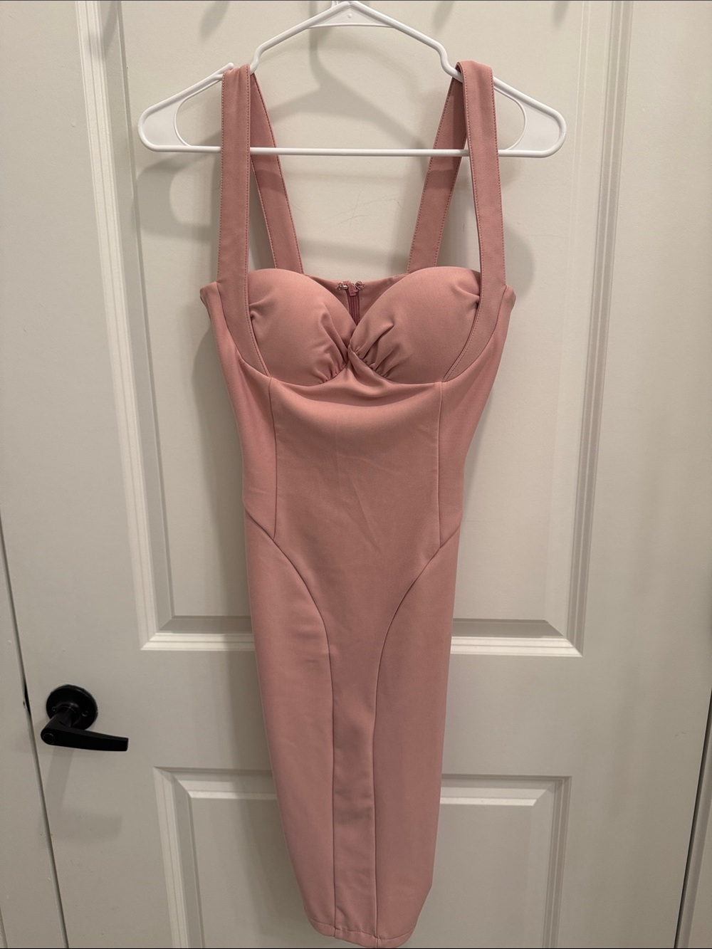 Fashion Nova Mauve Pink Midi Dress